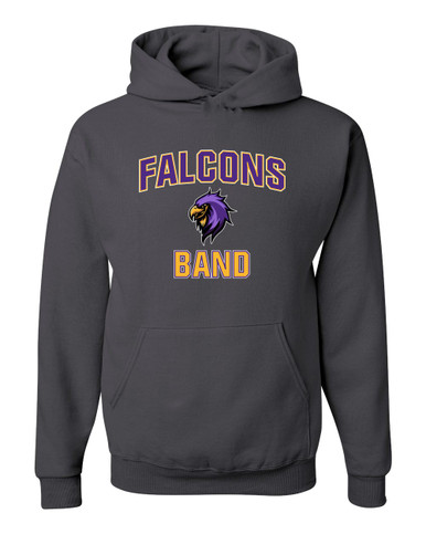 Monroe Falcons Sideview Band # 1 Men's Premium Hoodie
