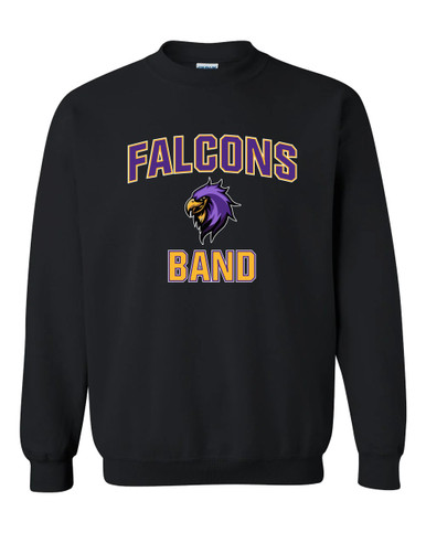 Monroe Falcons Sideview Band # 1 Men's Sweatshirt