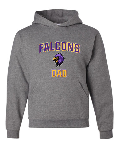 Monroe Falcons Sideview Dad Men's Premium Hoodie