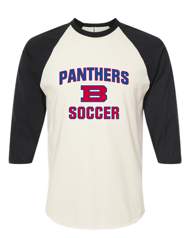 Bartlett Panthers Soccer #1 Men's Baseball T-Shirt