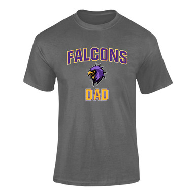 Monroe Falcons Sideview Dad Men's SS T-Shirt