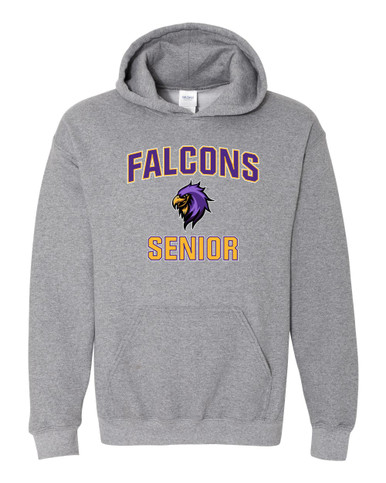 Monroe Falcons Sideview Senior #1 Men's Hoodie