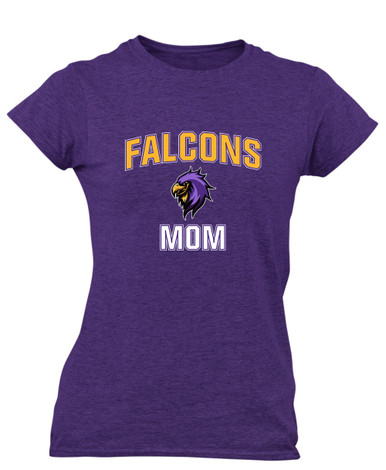 Monroe Falcons Sideview Mom Women's Premium SS T-Shirt