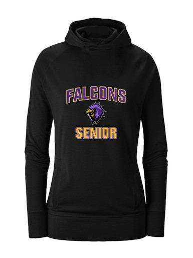 Monroe Falcons Sideview Senior #1 Women's Hoodie