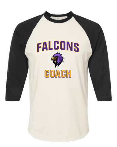 Monroe Falcons Sideview Coach Women's Baseball T-Shirt