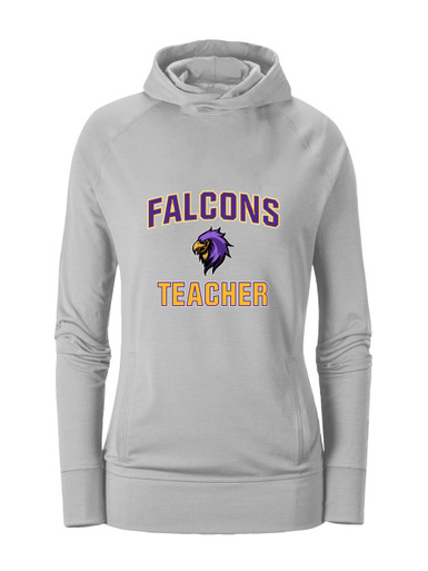 Monroe Falcons Sideview Teacher Women's Hoodie