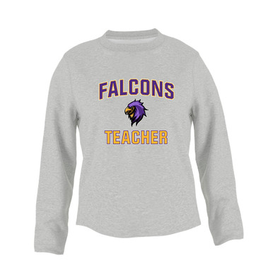 Monroe Falcons Sideview Teacher Women's Sweatshirt