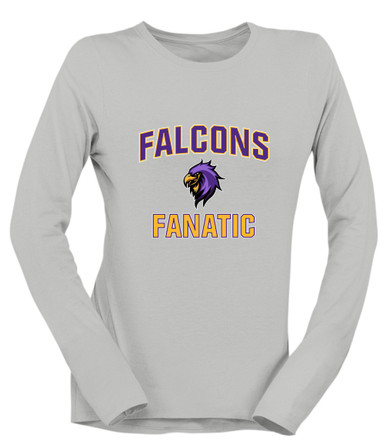 Monroe Falcons Sideview Fanatic Women's Premium LS T-Shirt