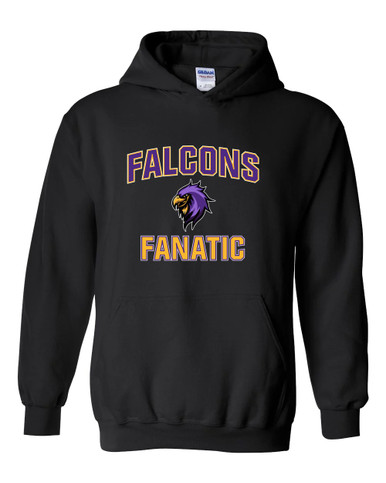 Monroe Falcons Sideview Fanatic Men's Hoodie