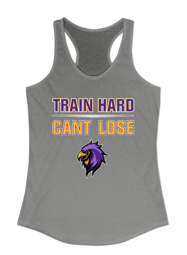 Monroe Falcons Sideview Train Hard, Can't Lose Women's Tank Top