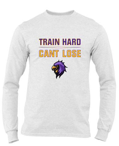 Monroe Falcons Sideview Train Hard, Can't Lose Men's Premium LS T-Shirt