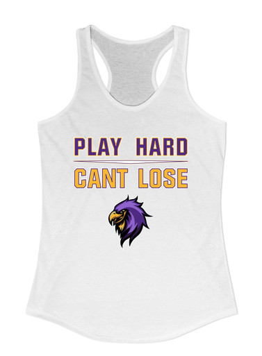 Monroe Falcons Sideview Play Hard, Can't Lose Women's Tank Top