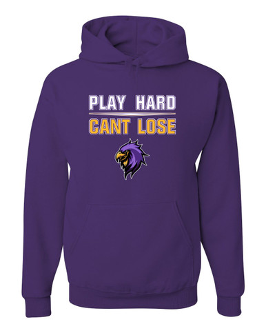 Monroe Falcons Sideview Play Hard, Can't Lose Men's Premium Hoodie