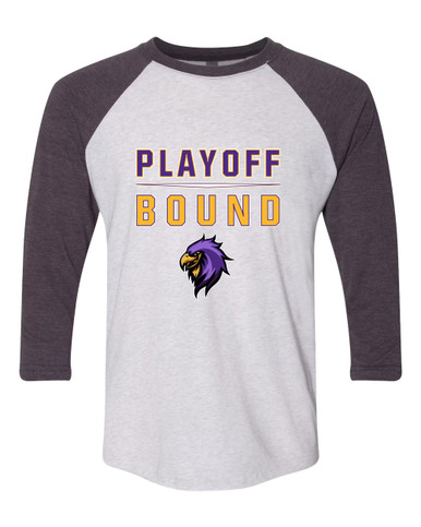 Monroe Falcons Sideview Playoff Bound Women's Baseball T-Shirt
