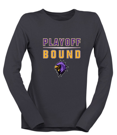 Monroe Falcons Sideview Playoff Bound Women's Premium LS T-Shirt