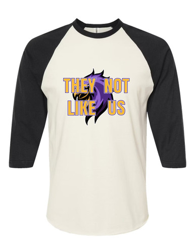 Monroe Falcons Sideview They Not Like Us #2 Women's Baseball T-Shirt