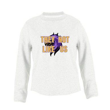 Monroe Falcons Sideview They Not Like Us #2 Women's Sweatshirt