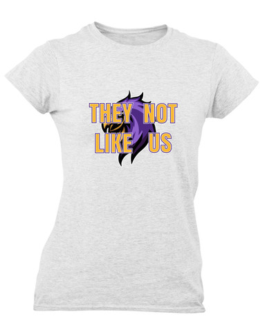 Monroe Falcons Sideview They Not Like Us #2 Women's SS T-Shirt