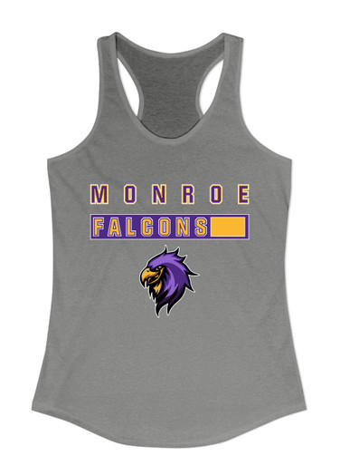 Monroe Falcons Sideview Mascot #7 Women's Tank Top