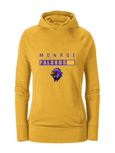 Monroe Falcons Sideview Mascot #7 Women's Hoodie