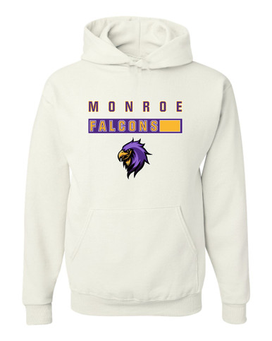 Monroe Falcons Sideview Mascot #7 Men's Premium Hoodie