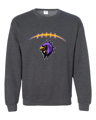 Monroe Falcons Sideview Football #2 Men's Sweatshirt