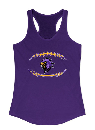 Monroe Falcons Sideview Football #3 Women's Tank Top