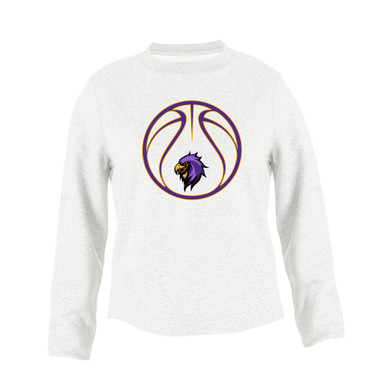 Monroe Falcons Sideview Basketball #2 Men's Sweatshirt
