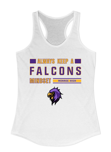 Monroe Falcons Sideview Mindset Women's Tank Top