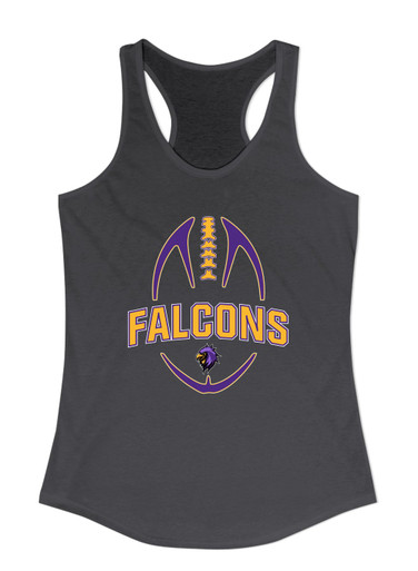 Monroe Falcons Sideview Football #5 Women's Tank Top