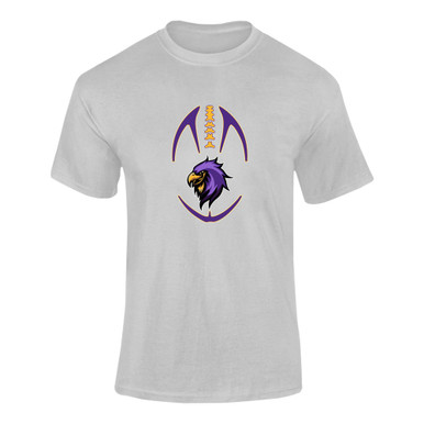 Monroe Falcons Sideview Football #4 Men's SS T-Shirt