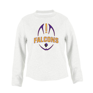 Monroe Falcons Sideview Football #5 Men's Sweatshirt