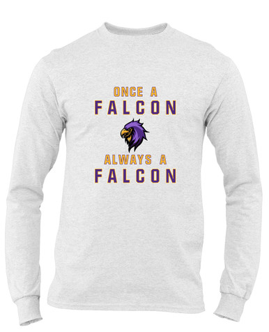 Monroe Falcons Sideview Once A Men's Premium LS T-Shirt