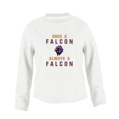 Monroe Falcons Sideview Once A Women's Sweatshirt