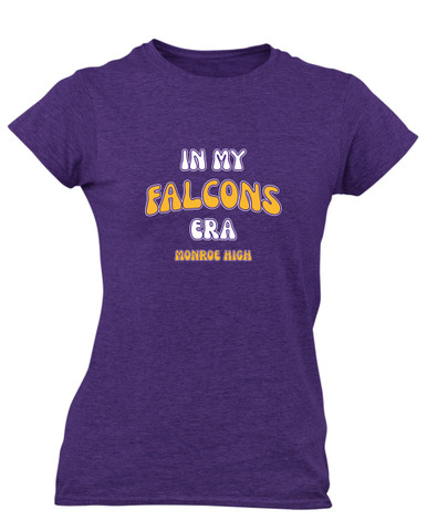 Monroe Falcons Sideview Era #2 Women's SS T-Shirt