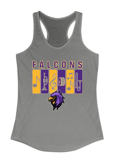 Monroe Falcons Sideview Band # 2 Women's Tank Top