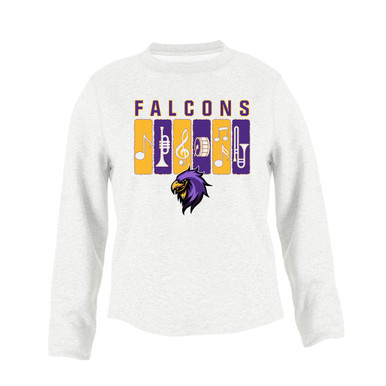 Monroe Falcons Sideview Band # 2 Men's Sweatshirt