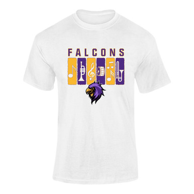 Monroe Falcons Sideview Band # 2 Men's Premium SS T-Shirt