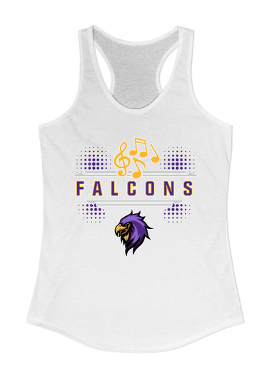 Monroe Falcons Sideview Band # 3 Women's Tank Top