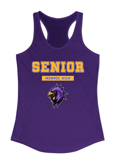 Monroe Falcons Sideview Senior #2 Women's Tank Top