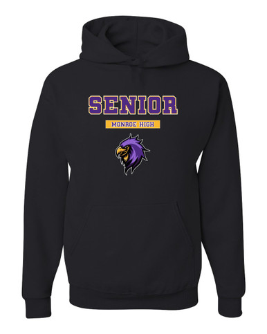 Monroe Falcons Sideview Senior #2 Men's Premium Hoodie