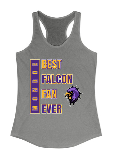Monroe Falcons Sideview Best Falcon Fan Women's Tank Top