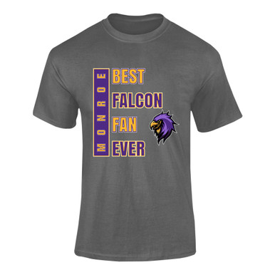 Monroe Falcons Sideview Best Falcon Fan Men's SS T-Shirt