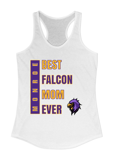 Monroe Falcons Sideview Best Falcon Mom Women's Tank Top