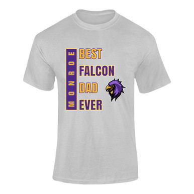 Monroe Falcons Sideview Best Falcon Dad Men's Premium SS T-Shirt
