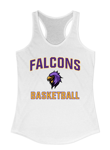 Monroe Falcons Sideview Basketball #1 Women's Tank Top