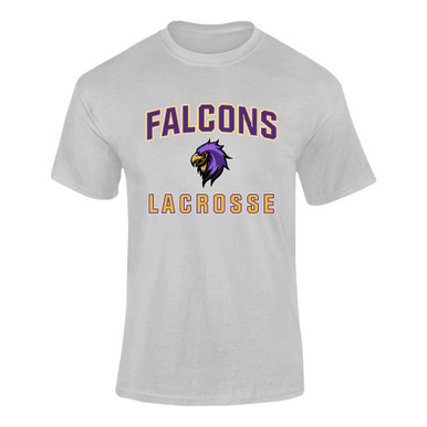 Monroe Falcons Sideview Lacrosse Men's Premium SS T-Shirt