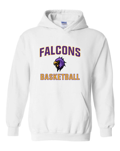 Monroe Falcons Sideview Basketball #1 Men's Hoodie