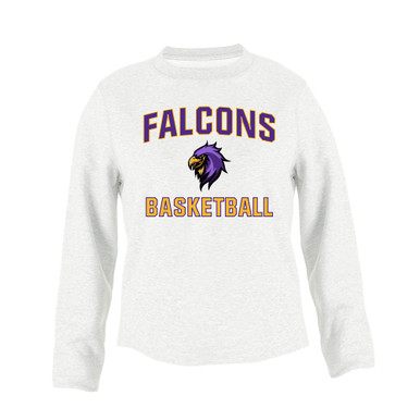 Monroe Falcons Sideview Basketball #1 Men's Sweatshirt