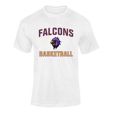 Monroe Falcons Sideview Basketball #1 Men's SS T-Shirt